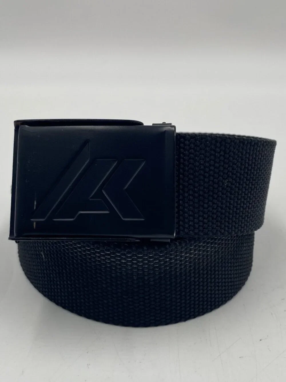 Canvas Web Belt with Black Flip Top Buckle Fits Up to 42